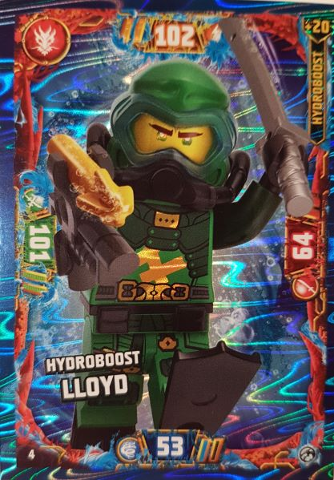 NINJAGO Trading Card Game (German) Series 7 - # 4 Hydroboost Lloyd