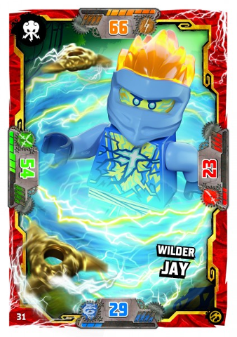 NINJAGO Trading Card Game (German) Series 7 - # 31 Wilder Jay