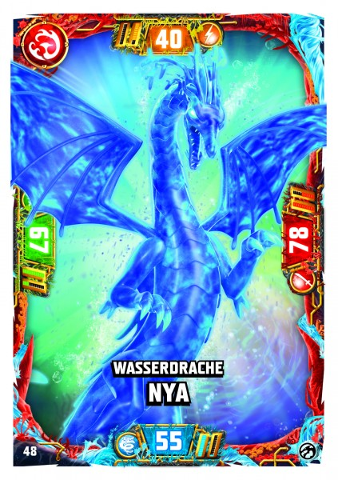 NINJAGO Trading Card Game (German) Series 7 - # 48 Wasserdrache Nya