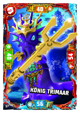 NINJAGO Trading Card Game (German) Series 7 - # 57 König Trimaar