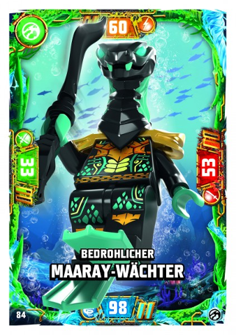 NINJAGO Trading Card Game (German) Series 7 - # 84 Bedrohlicher Maaray-Wächter