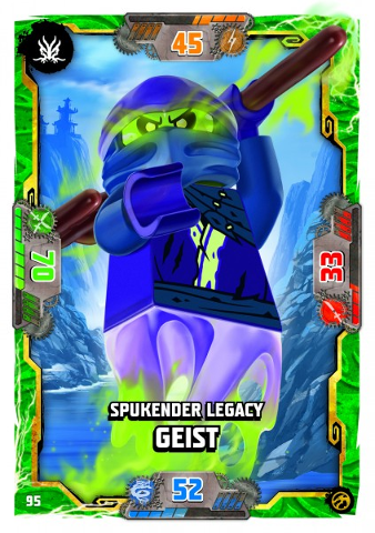 NINJAGO Trading Card Game (German) Series 7 - # 95 Spukender Legacy Geist