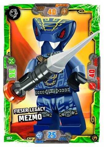 NINJAGO Trading Card Game (German) Series 7 - # 102 Fieser Legacy Mezmo