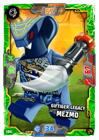 NINJAGO Trading Card Game (German) Series 7 - # 104 Giftiger Legacy Mezmo