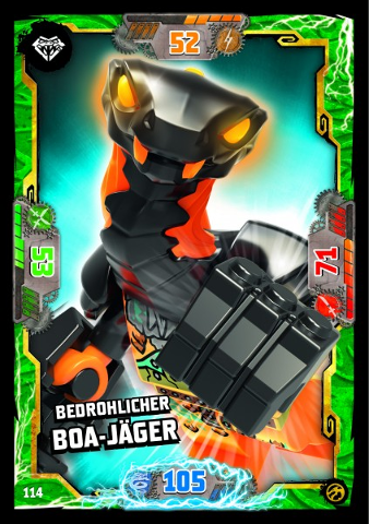 NINJAGO Trading Card Game (German) Series 7 - # 114 Bedrohlicher Boa-Jäger