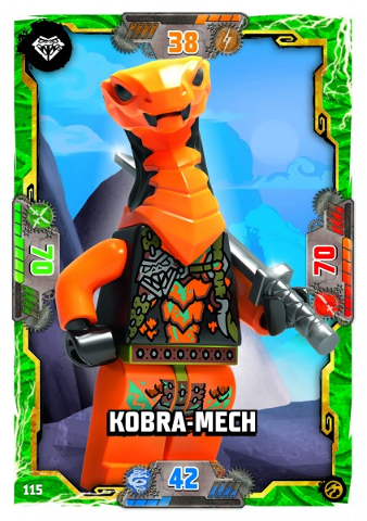 NINJAGO Trading Card Game (German) Series 7 - # 115 Kobra-Mech