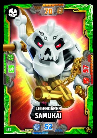 NINJAGO Trading Card Game (German) Series 7 - # 127 Legendärer Samukai