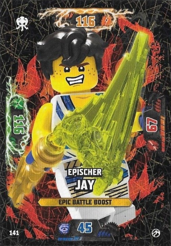 NINJAGO Trading Card Game (German) Series 7 - # 141 Epischer Jay