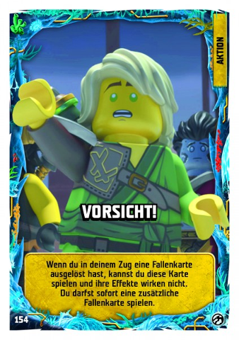 NINJAGO Trading Card Game (German) Series 7 - # 154 Vorsicht!