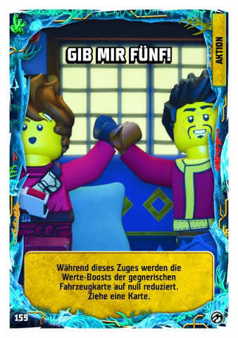 NINJAGO Trading Card Game (German) Series 7 - # 159 Gib Mir Fünf!