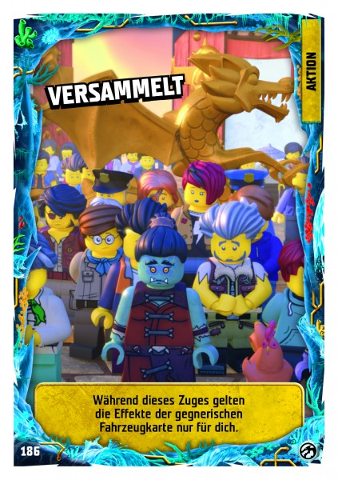 NINJAGO Trading Card Game (German) Series 7 - # 186 Versammelt