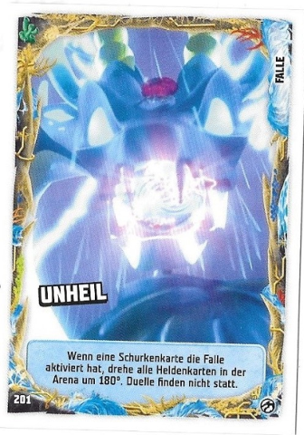 NINJAGO Trading Card Game (German) Series 7 - # 201 Unheil