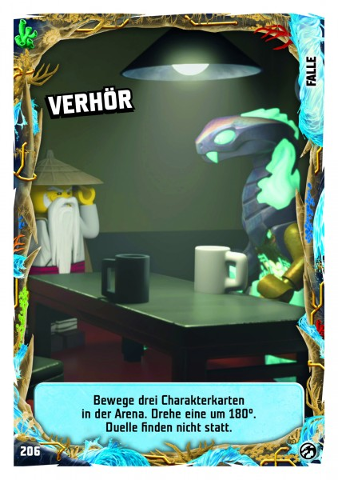 NINJAGO Trading Card Game (German) Series 7 - # 206 Verhör