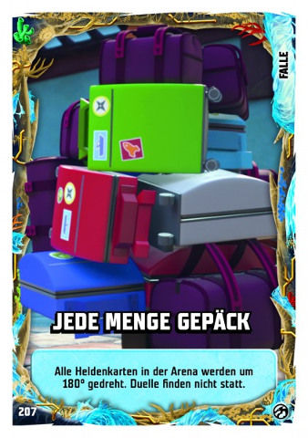 NINJAGO Trading Card Game (German) Series 7 - # 207 Jede Menge Gepäck