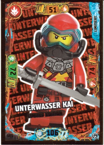 NINJAGO Trading Card Game (German) Series 7 - # LE5 Unterwasser Kai Limited Edition