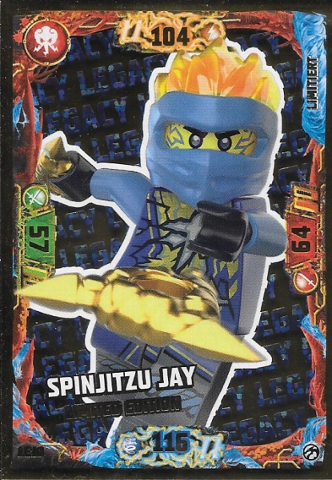 NINJAGO Trading Card Game (German) Series 7 - # LE10 Spinjitzu Jay Limited Edition