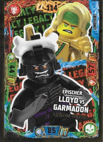 NINJAGO Trading Card Game (German) Series 7 - # LE24 Epischer Lloyd vs Garmadon Limited Edition