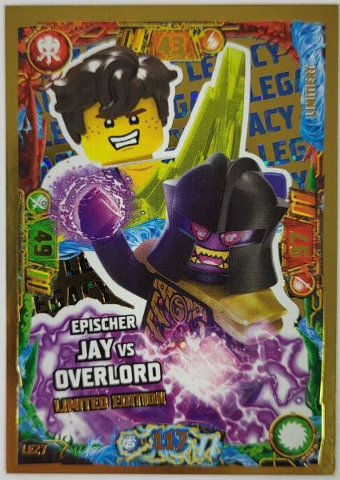NINJAGO Trading Card Game (German) Series 7 - # LE27 Epischer Jay vs Overlord Limited Edition
