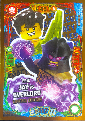 NINJAGO Trading Card Game (English) Series 7 - # LE3 Epic Jay vs Overlord Limited Edition