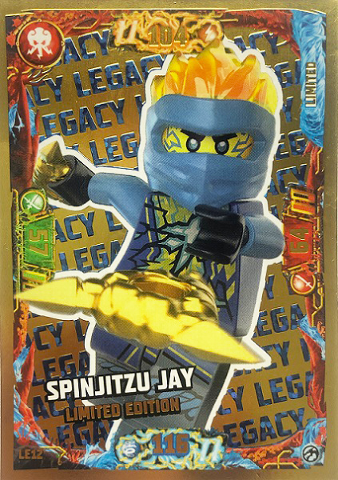 NINJAGO Trading Card Game (English) Series 7 - # LE12 Spinjitzu Jay Limited Edition