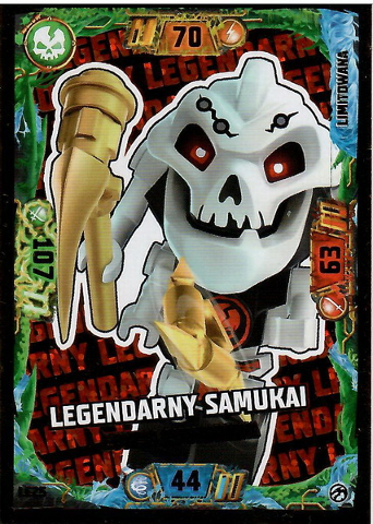 NINJAGO Trading Card Game (Polish) Series 7 - # LE25 Legendarny Samukai Edycja Limitowana