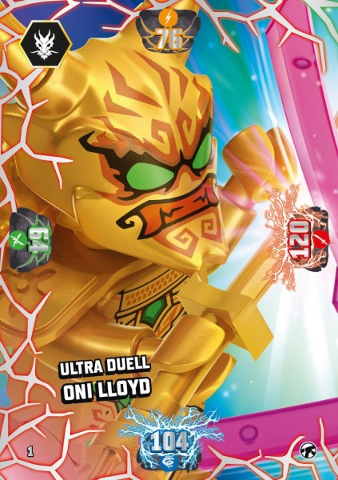 NINJAGO Trading Card Game (German) Series 8 (Next Level) - # 1 Ultra Duell Oni Lloyd