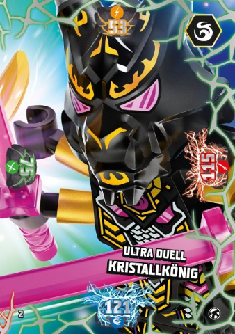 NINJAGO Trading Card Game (German) Series 8 (Next Level) - # 2 Ultra Duell Kristallkönig