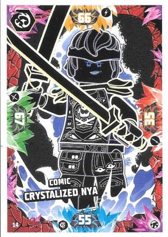 NINJAGO Trading Card Game (German) Series 8 (Next Level) - # 14 Comic Crystalized Nya