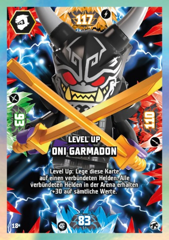NINJAGO Trading Card Game (German) Series 8 (Next Level) - # 18 Level Up Oni Garmadon