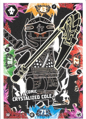 NINJAGO Trading Card Game (German) Series 8 (Next Level) - # 32 Comic Crystalized Cole