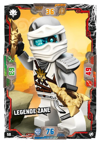 NINJAGO Trading Card Game (German) Series 8 (Next Level) - # 50 Legende Zane