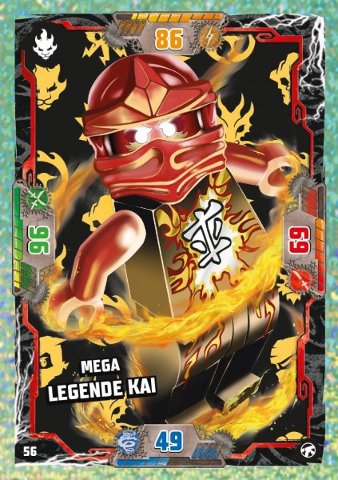 NINJAGO Trading Card Game (German) Series 8 (Next Level) - # 56 Mega Legende Kai