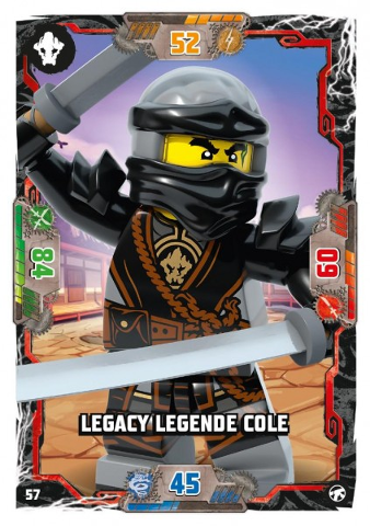 NINJAGO Trading Card Game (German) Series 8 (Next Level) - # 57 Legacy Legende Cole