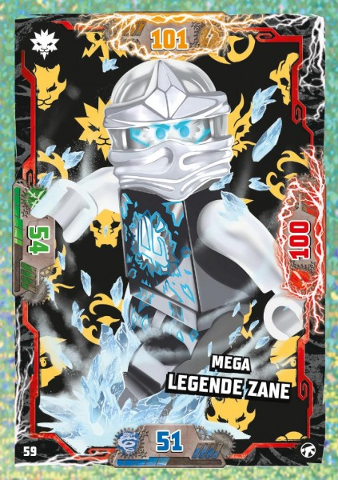NINJAGO Trading Card Game (German) Series 8 (Next Level) - # 59 Mega Legende Zane