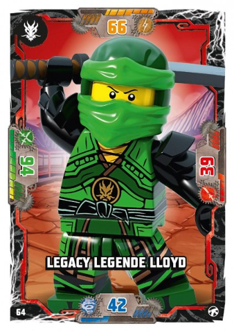 NINJAGO Trading Card Game (German) Series 8 (Next Level) - # 64 Legacy Legende Lloyd