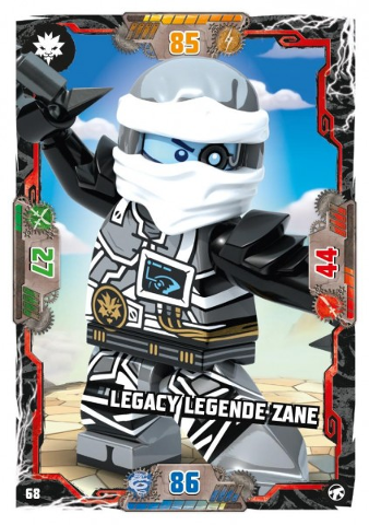 NINJAGO Trading Card Game (German) Series 8 (Next Level) - # 68 Legacy Legende Zane