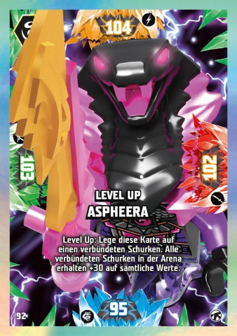 NINJAGO Trading Card Game (German) Series 8 (Next Level) - # 92 Level Up Aspheera