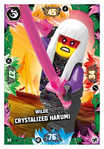 NINJAGO Trading Card Game (German) Series 8 (Next Level) - # 93 Wilde Crystalized Harumi