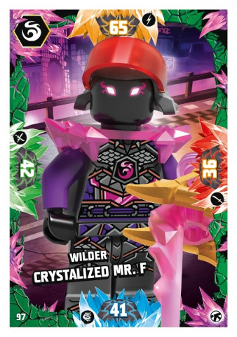 NINJAGO Trading Card Game (German) Series 8 (Next Level) - # 97 Wilder Crystalized Mr. F