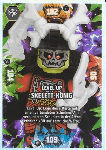 NINJAGO Trading Card Game (German) Series 8 (Next Level) - # 98 Level Up Skelett-König