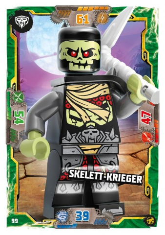 NINJAGO Trading Card Game (German) Series 8 (Next Level) - # 99 Skelett-Krieger