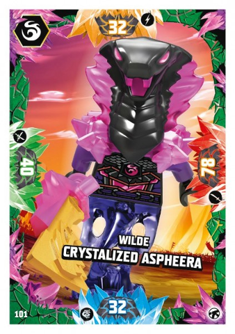 NINJAGO Trading Card Game (German) Series 8 (Next Level) - # 101 Wilde Crystalized Aspheera