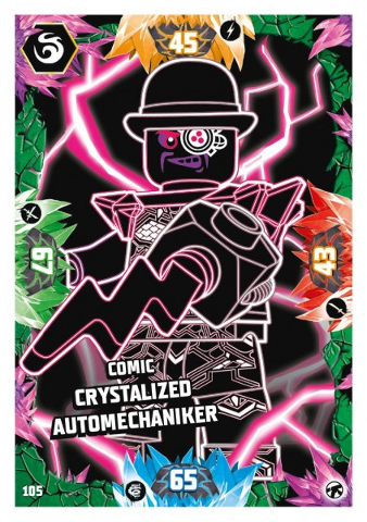 NINJAGO Trading Card Game (German) Series 8 (Next Level) - # 105 Comic Crystalized Automechaniker