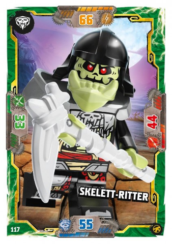 NINJAGO Trading Card Game (German) Series 8 (Next Level) - # 117 Skelett-Ritter
