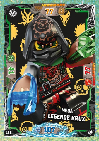 NINJAGO Trading Card Game (German) Series 8 (Next Level) - # 136 Mega Legende Krux