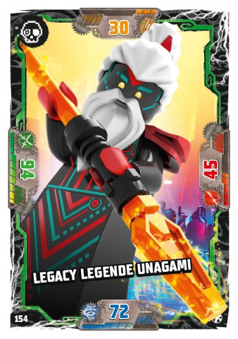 NINJAGO Trading Card Game (German) Series 8 (Next Level) - # 154 Legacy Legende Unagami