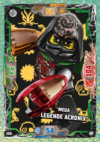 NINJAGO Trading Card Game (German) Series 8 (Next Level) - # 158 Mega Legende Acronix