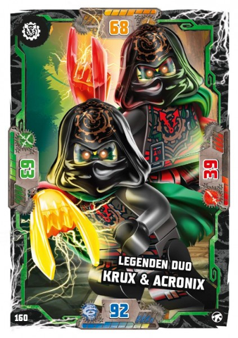 NINJAGO Trading Card Game (German) Series 8 (Next Level) - # 160 Legenden Duo Krux & Acronix