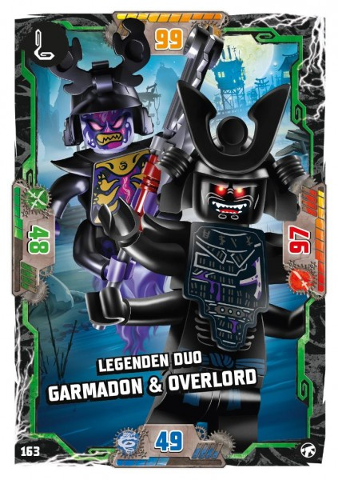 NINJAGO Trading Card Game (German) Series 8 (Next Level) - # 163 Legenden Duo Garmadon & Overlord