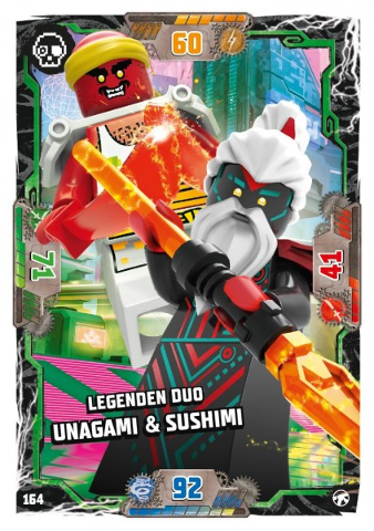 NINJAGO Trading Card Game (German) Series 8 (Next Level) - # 164 Legenden Duo Unagami & Sushimi